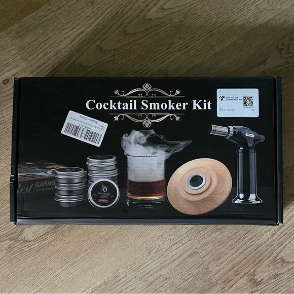 Syjunf Cocktail Whiskey Smoker Gift Set Kit with Accessories (No Butane) NEW - Picture 11 of 16
